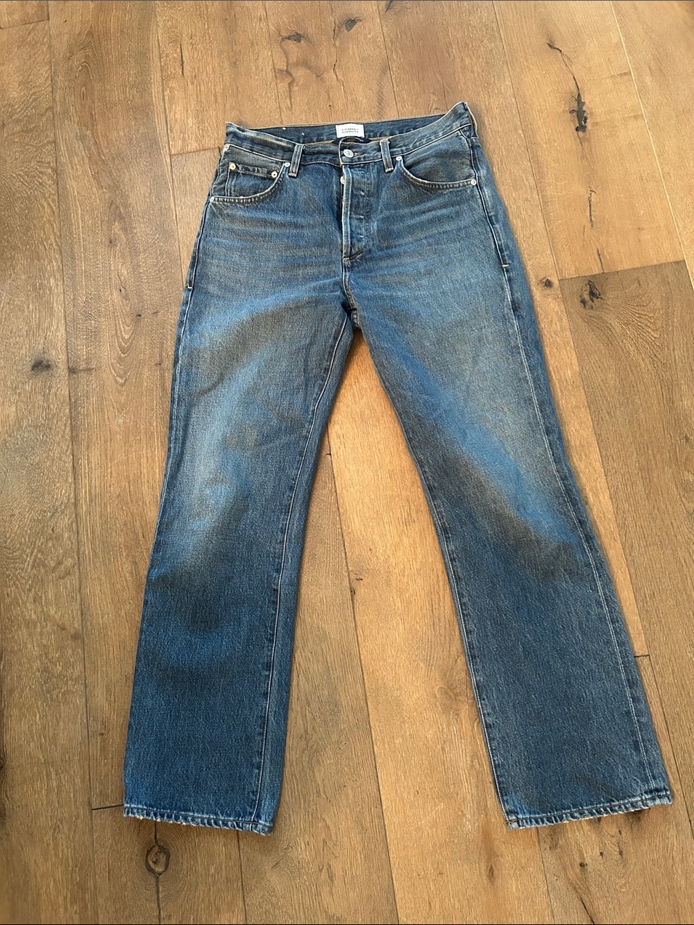 Citizens of Humanity Baretta Relaxed Straight Jeans in Babylonia
